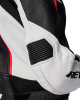 REV'IT! Xena 4 White/Neon Red Womens Leather Jacket