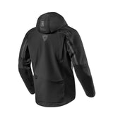 REV'IT! Component H2O Black Textile Hoodie Jacket