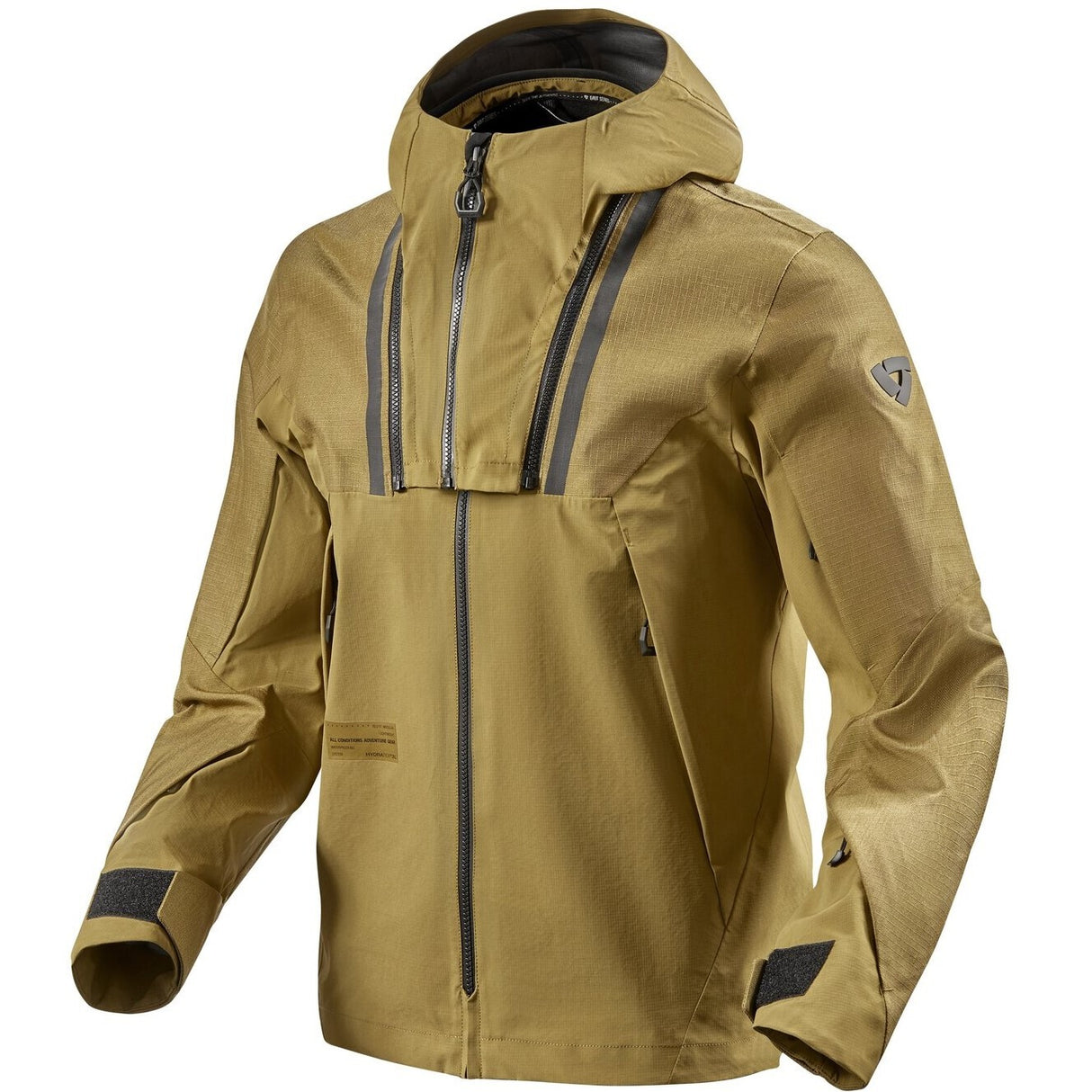 REV'IT! Component H2O Ocher Yellow Textile Hoodie Jacket