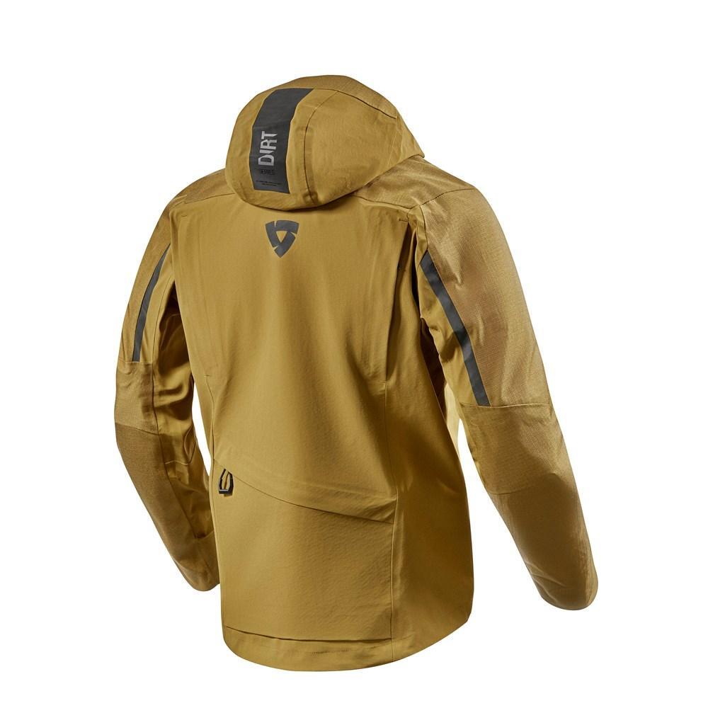 REV'IT! Component H2O Ocher Yellow Textile Hoodie Jacket