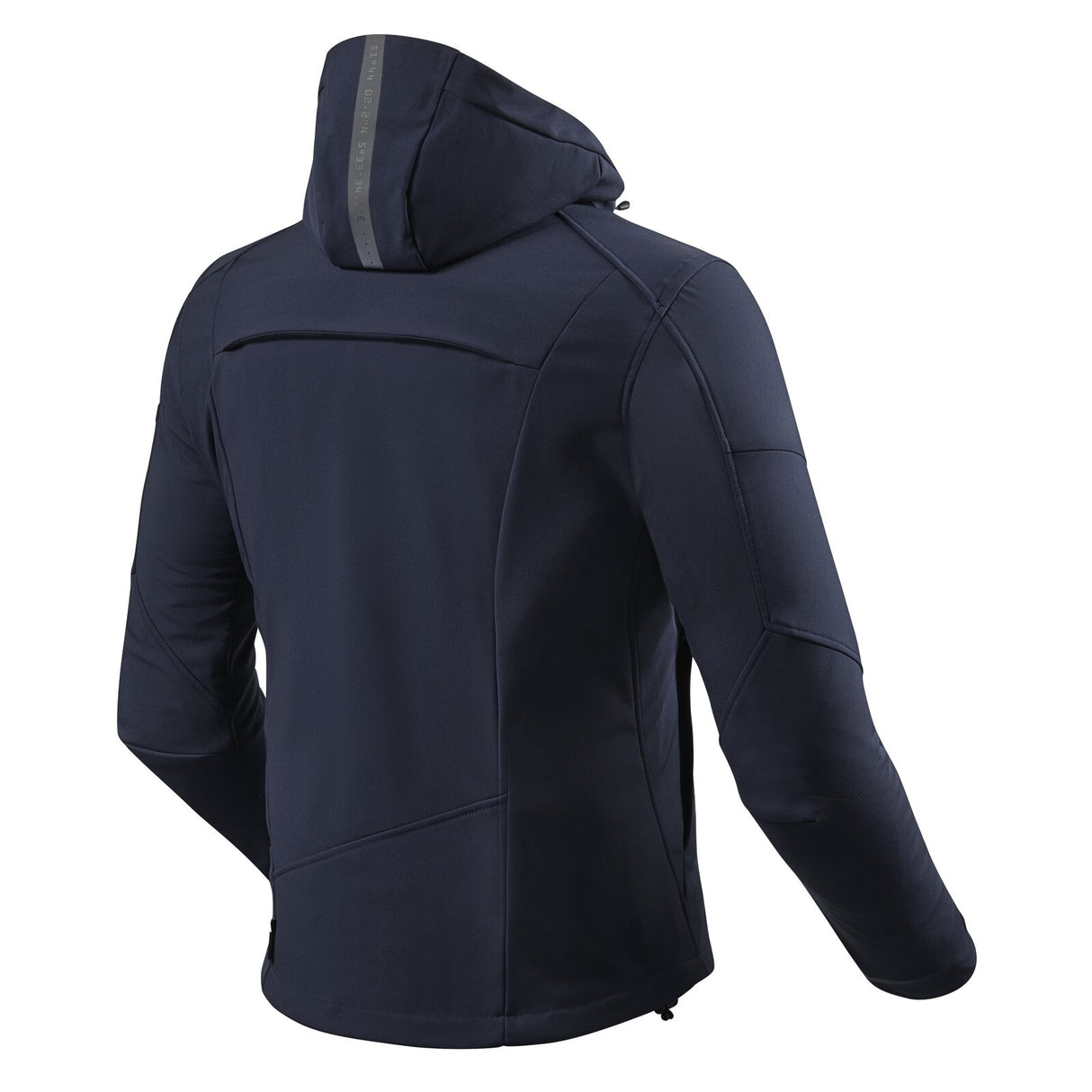 REV'IT! Afterburn H2O Dark Navy Textile Hoodie Jacket