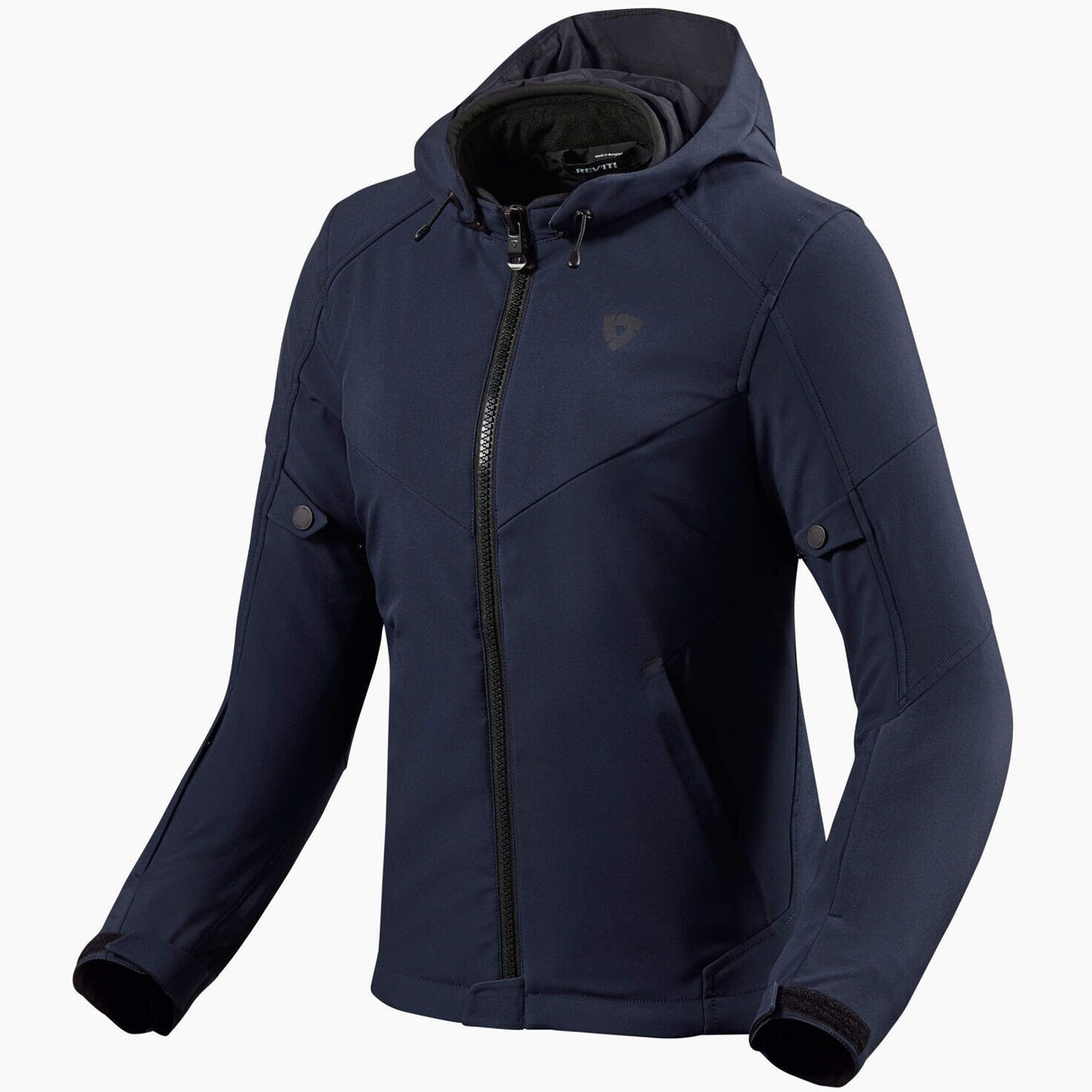 REV'IT! Afterburn H2O Dark Navy Textile Womens Hoodie Jacket