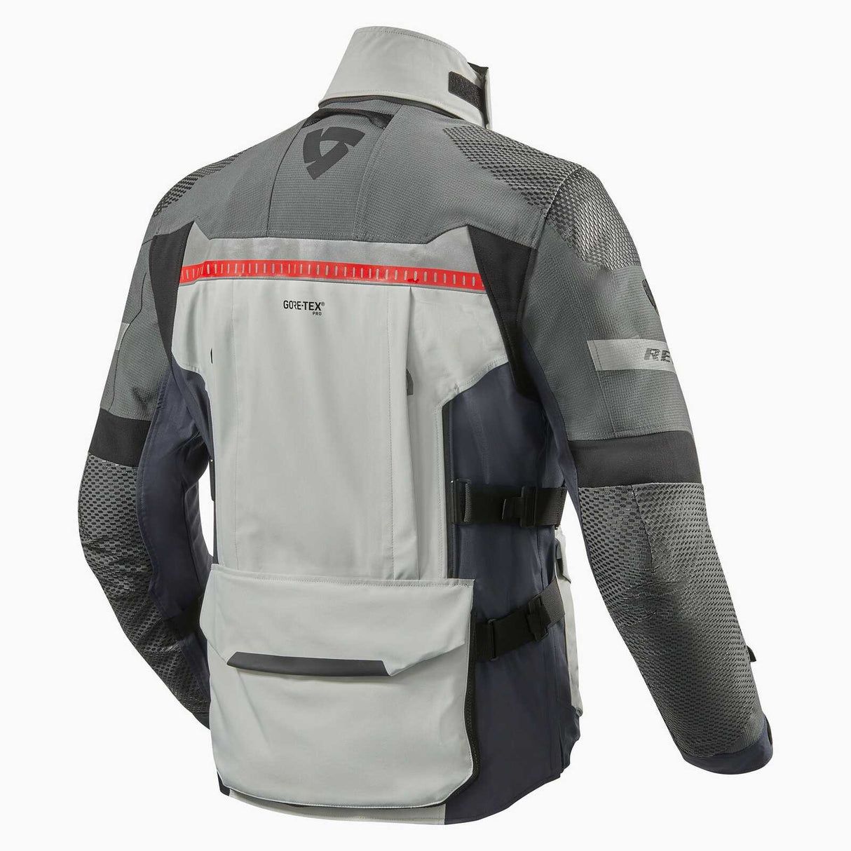 REV'IT! Dominator 3 GTX Silver/Blue Textile Jacket