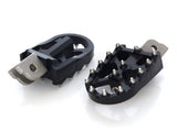 Flo Motorsports FLO-FPEG-800-3BLK V2 MX Front Rider Footpegs Black for Softail 18-Up