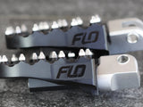 Flo Motorsports FLO-FPEG-800-3BLK V2 MX Front Rider Footpegs Black for Softail 18-Up