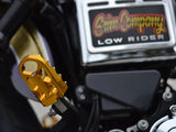 Flo Motorsports FLO-FPEG-800GLD V2 MX Footpegs w/H-D Male Mount Gold