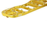 Flo Motorsports FLO-FPEG-800V5GLD V5 Rider Floorboards Gold for Touring 82-Up/FL Softail 86-17