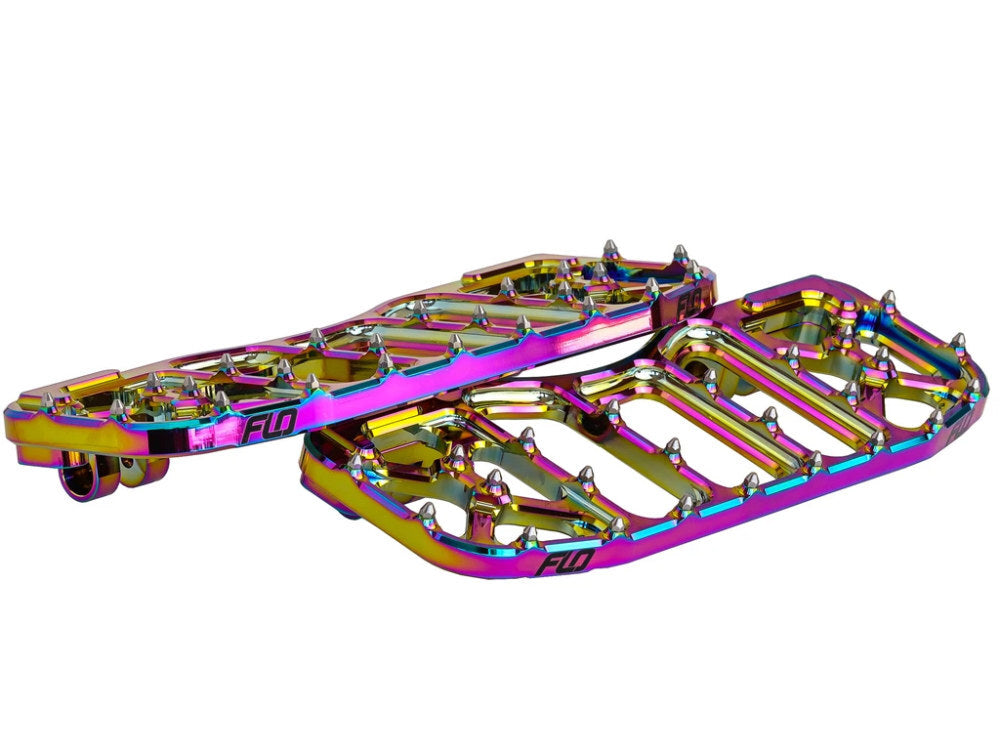 Flo Motorsports FLO-FPEG-800V5JET V5 Rider Floorboards Jet Fuel for Touring 82-Up/FL Softail 86-17