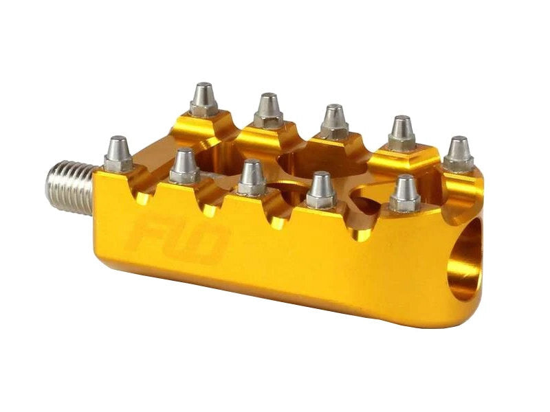 Flo Motorsports FLO-FPEG-802GLD Brake & Shiftpeg Gold