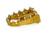 Flo Motorsports FLO-HDBP-805-TIP-GLD Brake & Shiftpeg Gold for Touring Only w/Flo Brake/Shift Arms