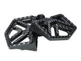 Flo Motorsports FLO-V-800V4BLK Savage Series Mini Floorboards Black w/H-D Male Mount