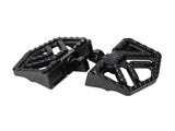 Flo Motorsports FLO-V-800V4BLK Savage Series Mini Floorboards Black w/H-D Male Mount