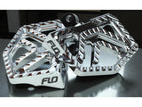 Flo Motorsports FLO-V-800V4CR Savage Series Mini Floorboards w/H-D Male Mount Chrome