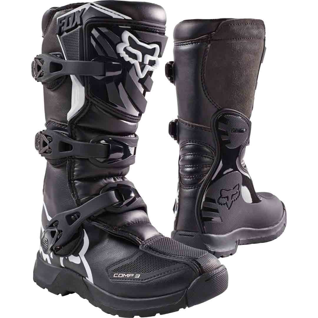 Fox Comp 3Y Black Youth Boots