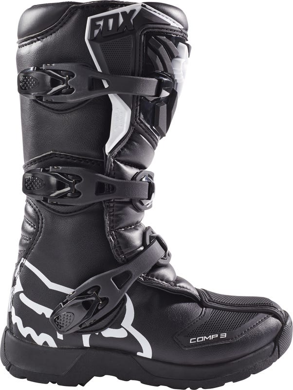 Fox Comp 3Y Black Youth Boots