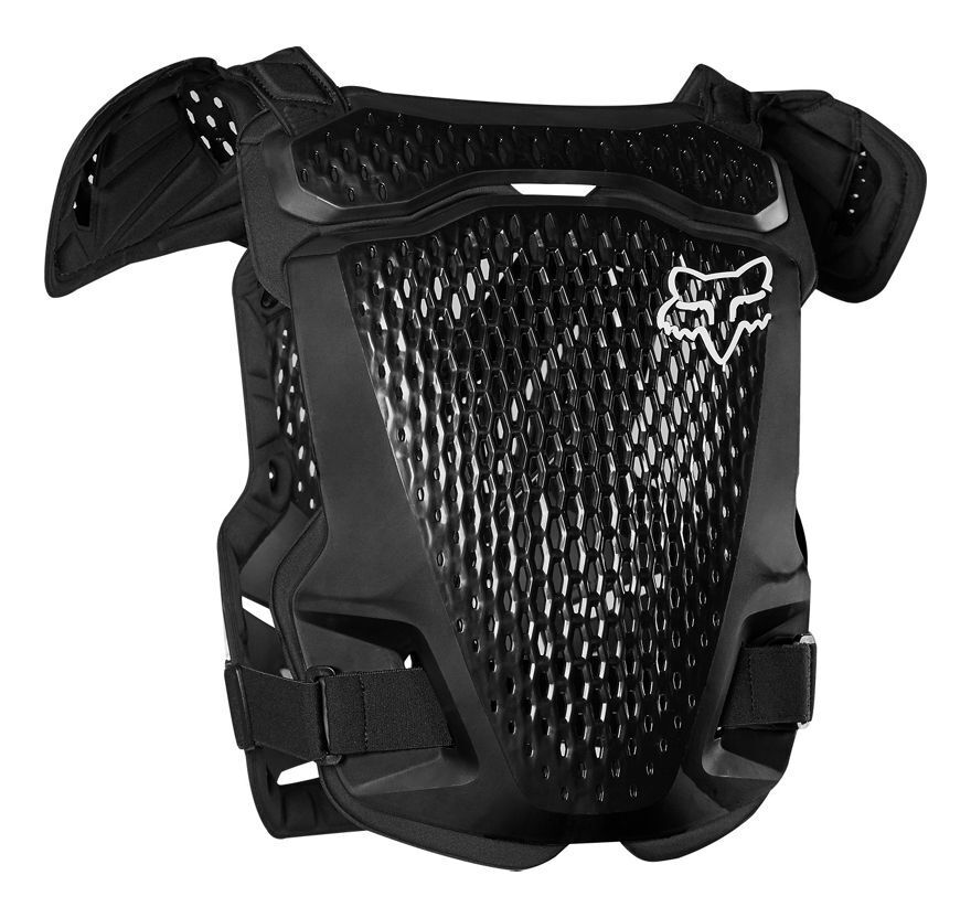 Fox 2023 R3 Black Body Armour [Size:YOUTH One Size] [INTERNAL]