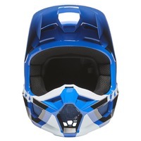 Fox V1 Lux Blue Helmet [Size:2XL] [INTERNAL]