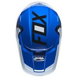 Fox V1 Lux Blue Helmet [Size:2XL] [INTERNAL]