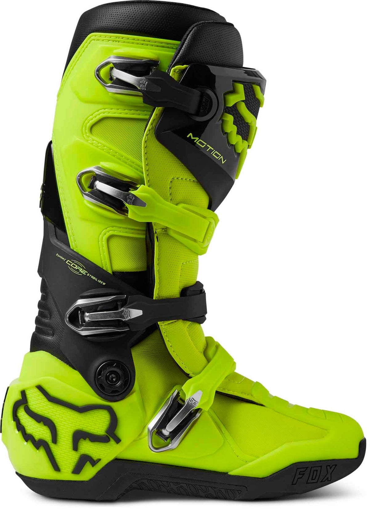 Fox Motion Fluro Yellow Boots