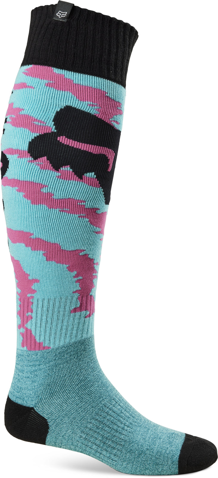 Fox 2023 180 Nuklr Teal Socks [Size:LG] [INTERNAL]