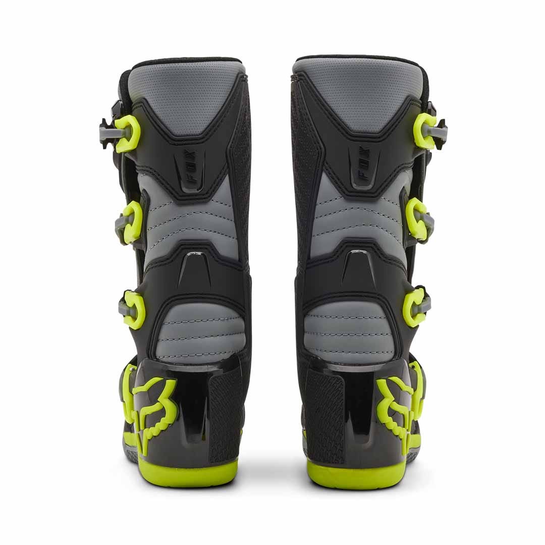 Fox Comp Grey/Yellow Youth Boots