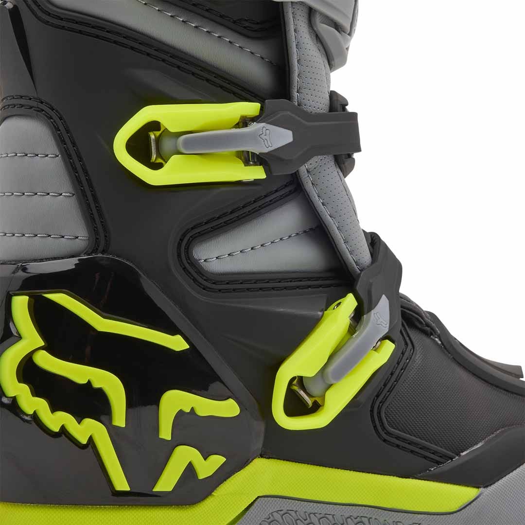 Fox Comp Grey/Yellow Youth Boots