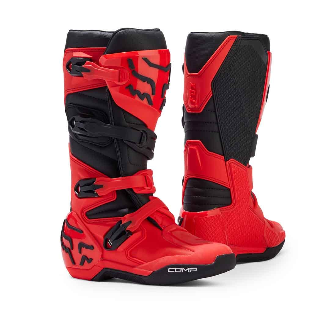 Fox Comp Fluro Red Youth Boots