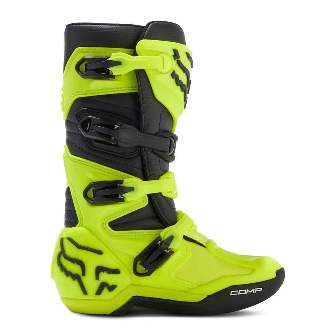 Fox Comp Fluro Yellow Youth Boots