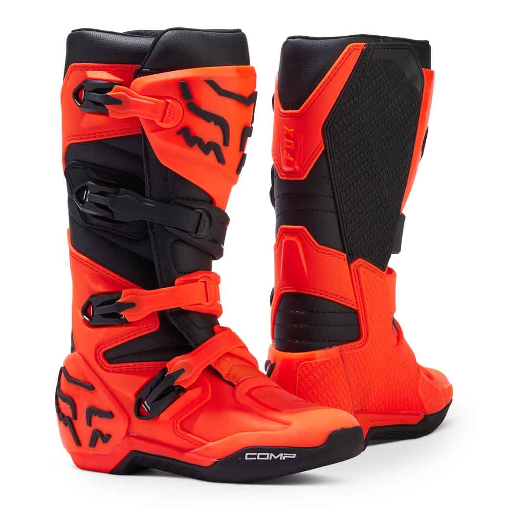 Fox Comp Fluro Orange Youth Boots