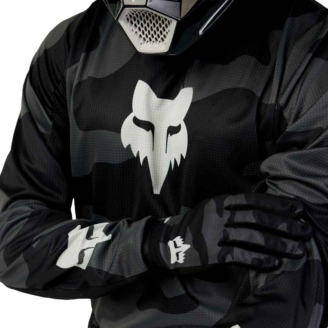 Fox 180 BNKR Black Camo Jersey