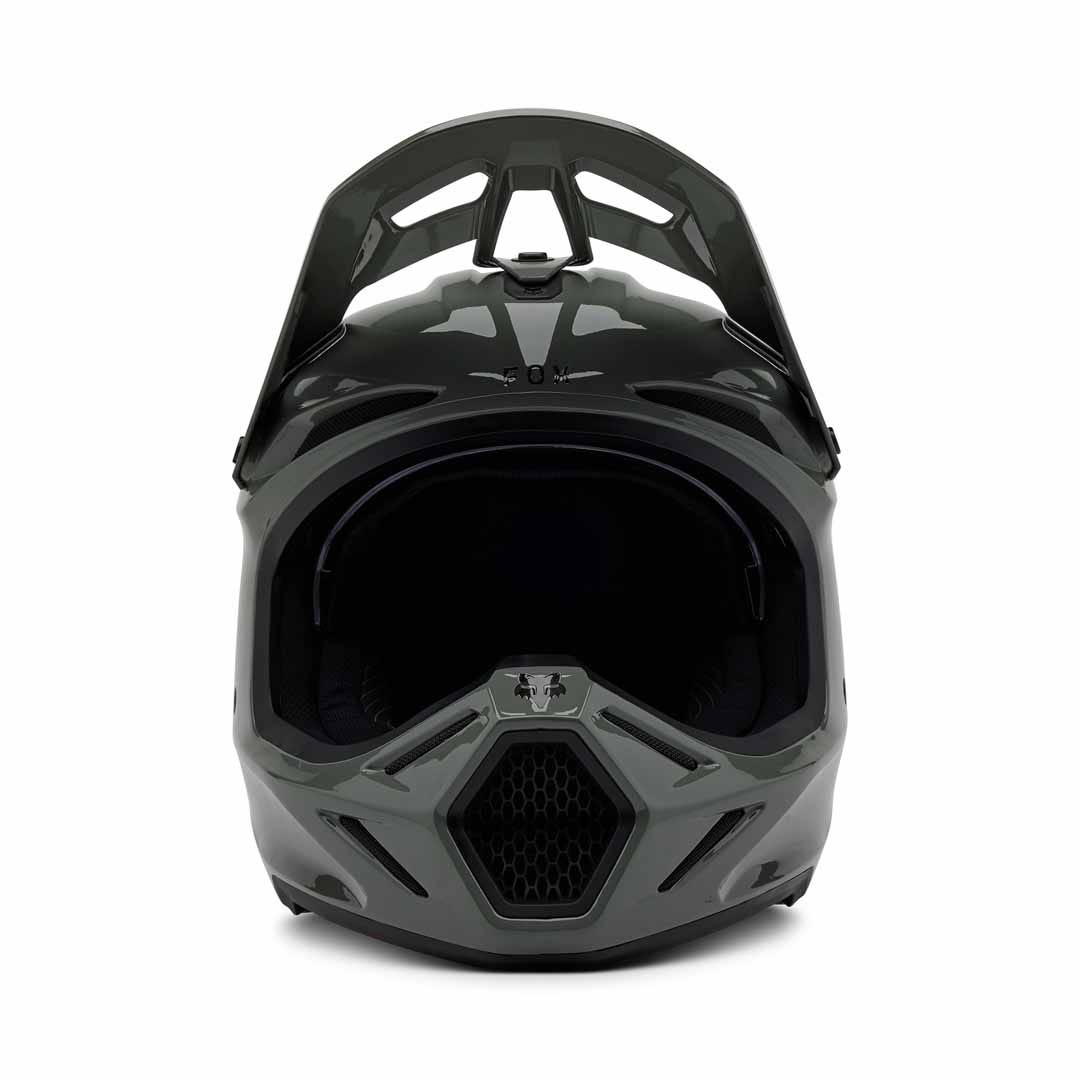 Fox V3 RS Carbon Solid Dark Stone Helmet