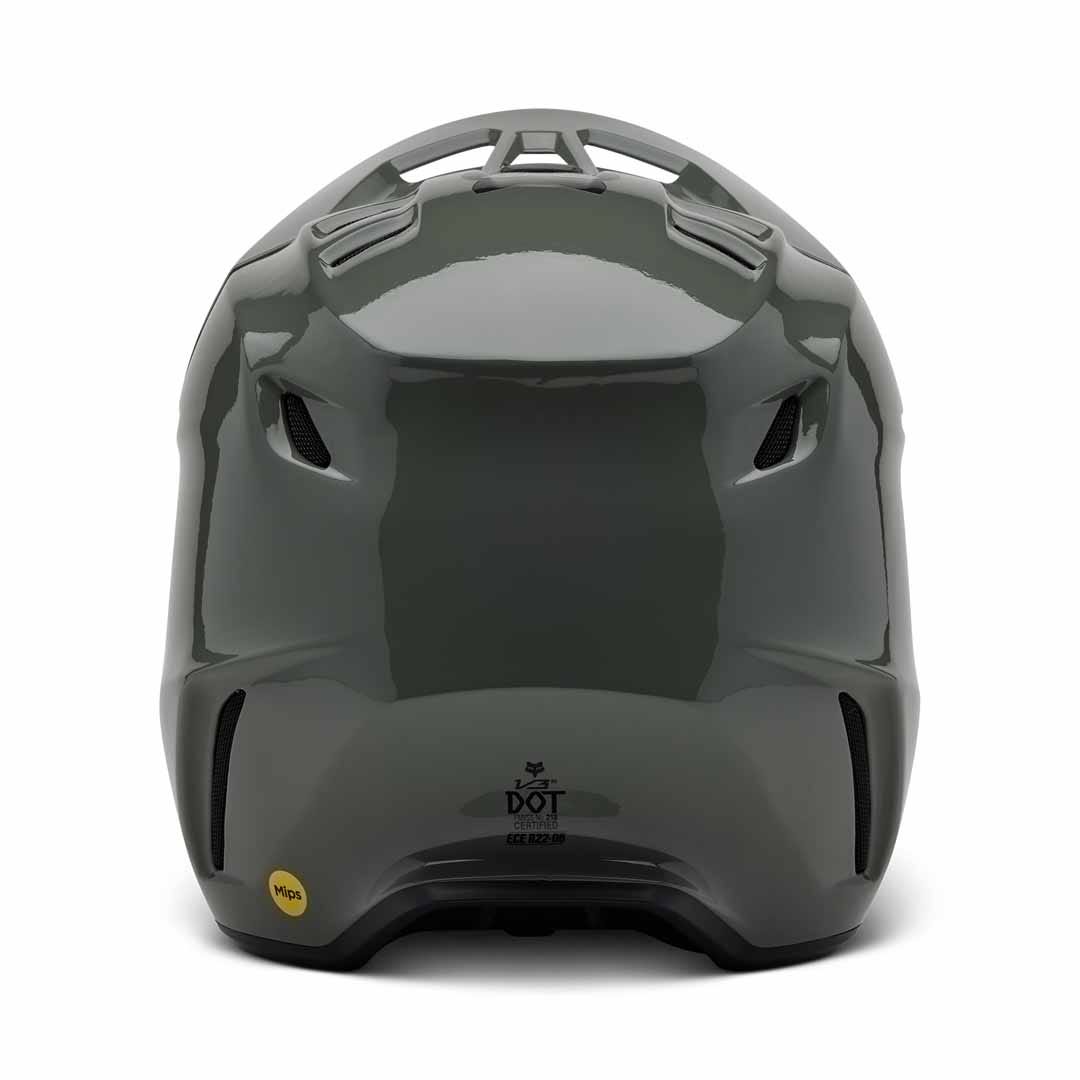 Fox V3 RS Carbon Solid Dark Stone Helmet