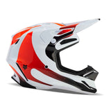 Fox V3 Magnetic White Helmet