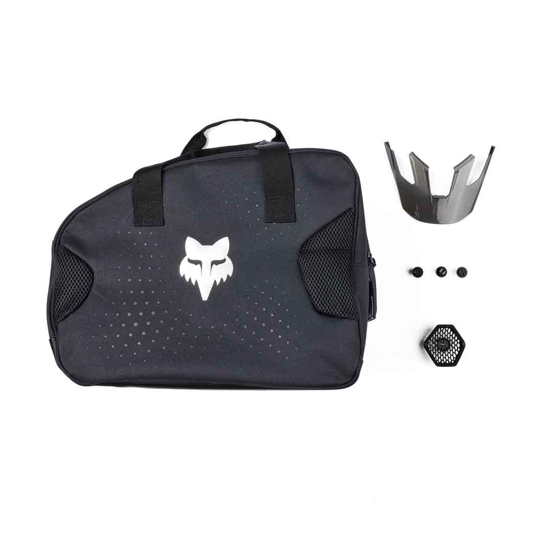 Fox V3 Magnetic White Helmet