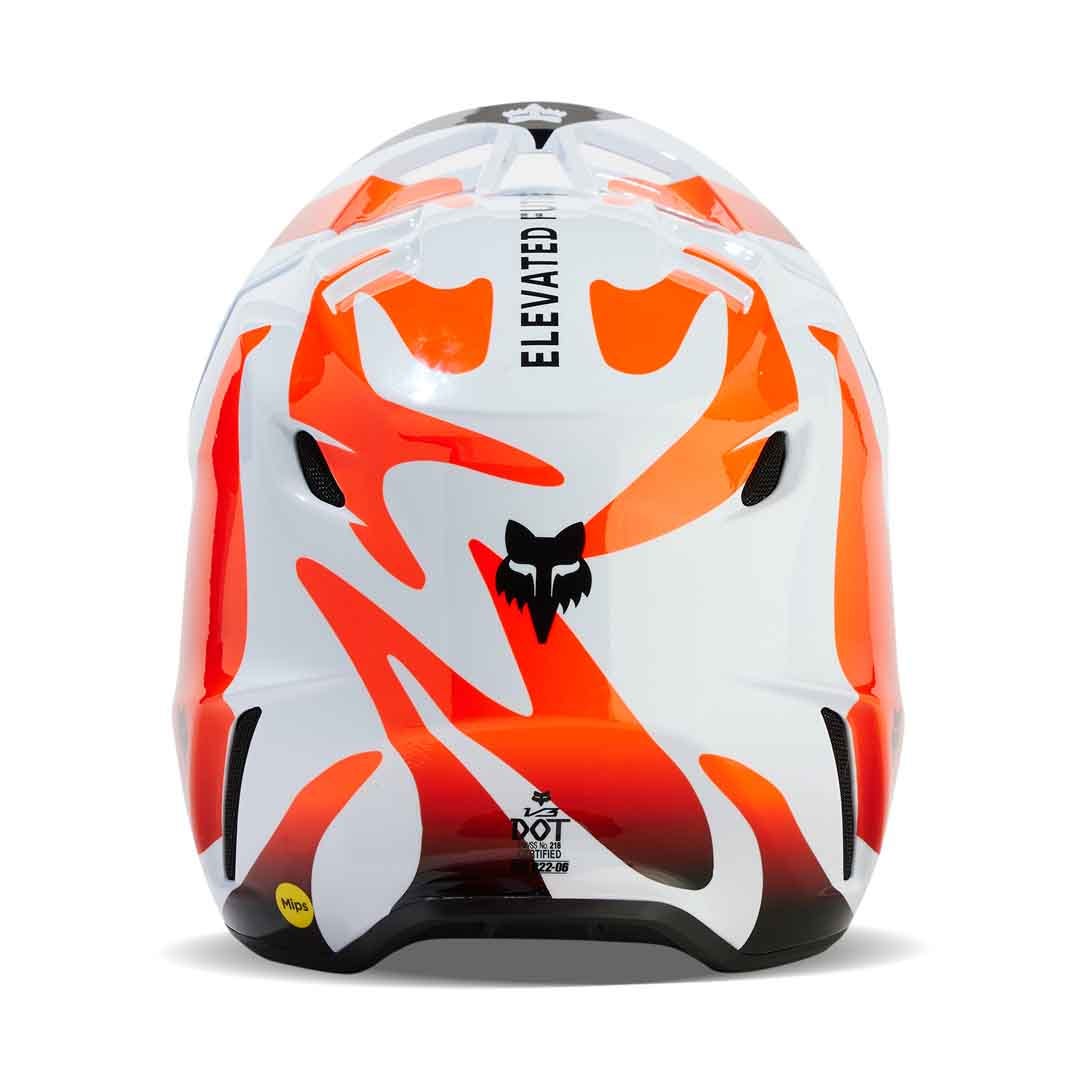 Fox V3 Magnetic White Helmet