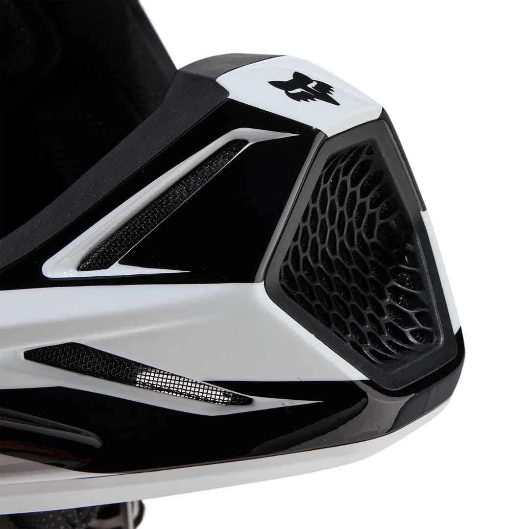 Fox V3 Magnetic White Helmet