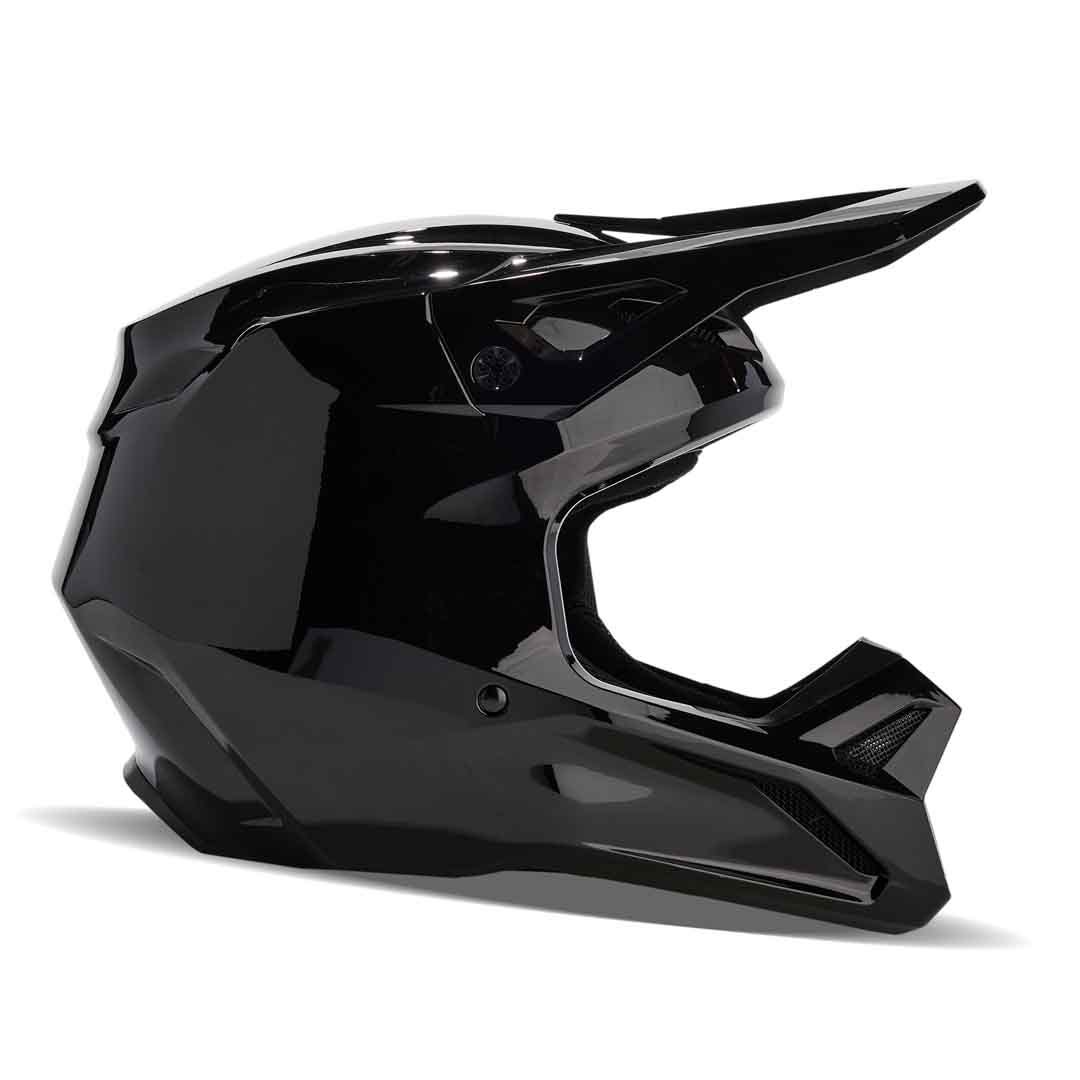 Fox V1 Solid Black Helmet