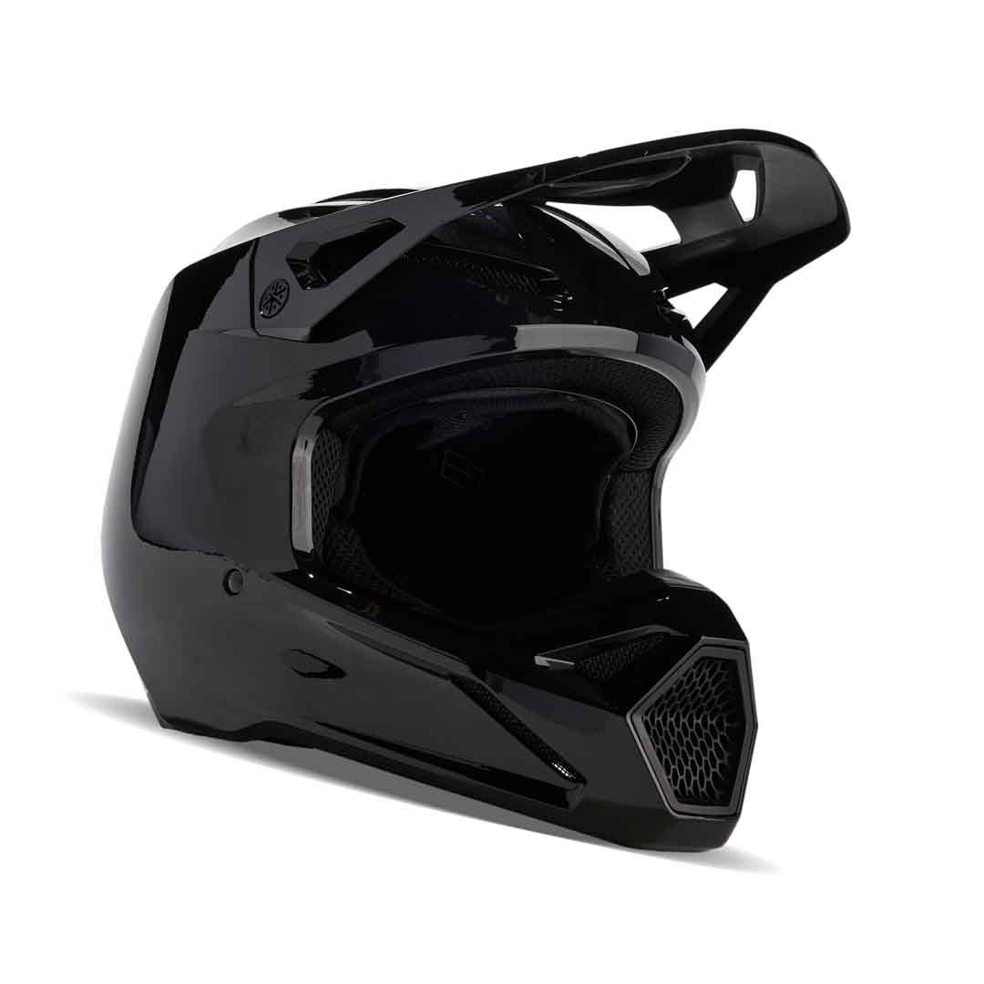 Fox V1 Solid Black Helmet