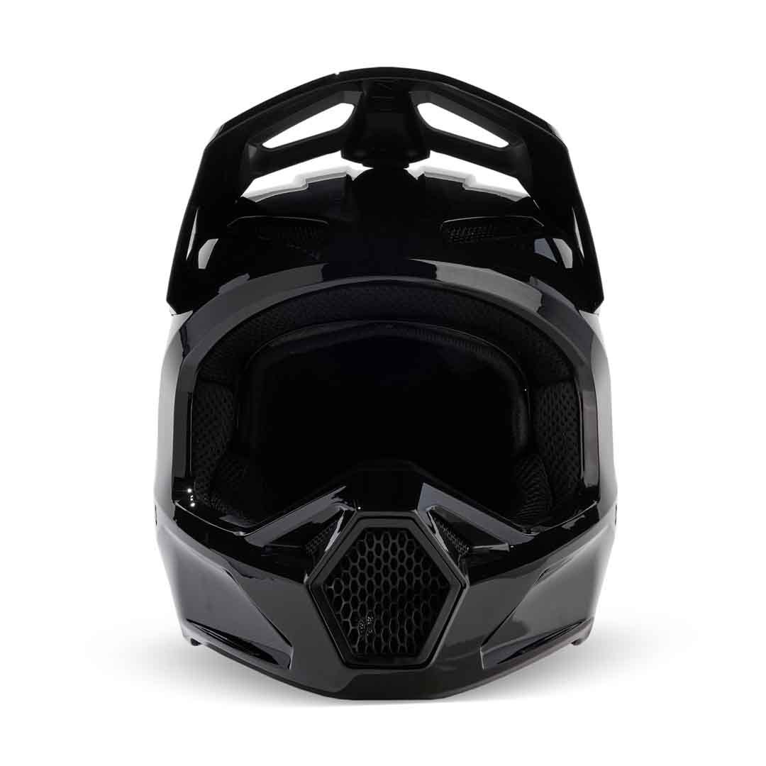 Fox V1 Solid Black Helmet