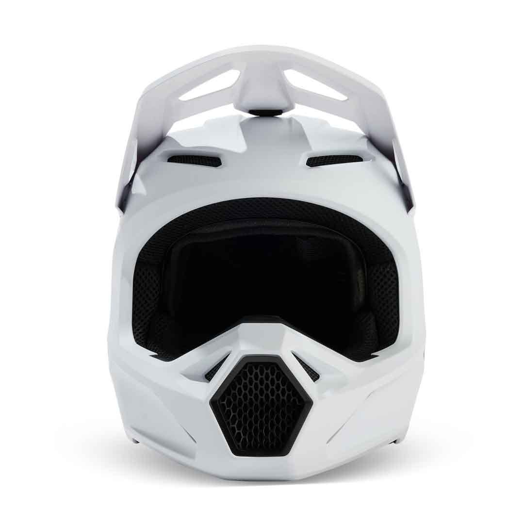 Fox V1 Solid Matte White Helmet