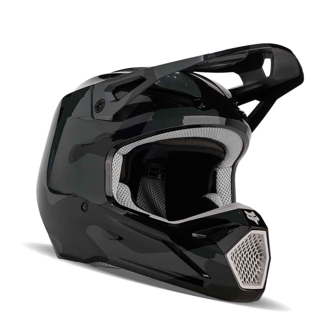 Fox V1 BNKR Black Camo Helmet