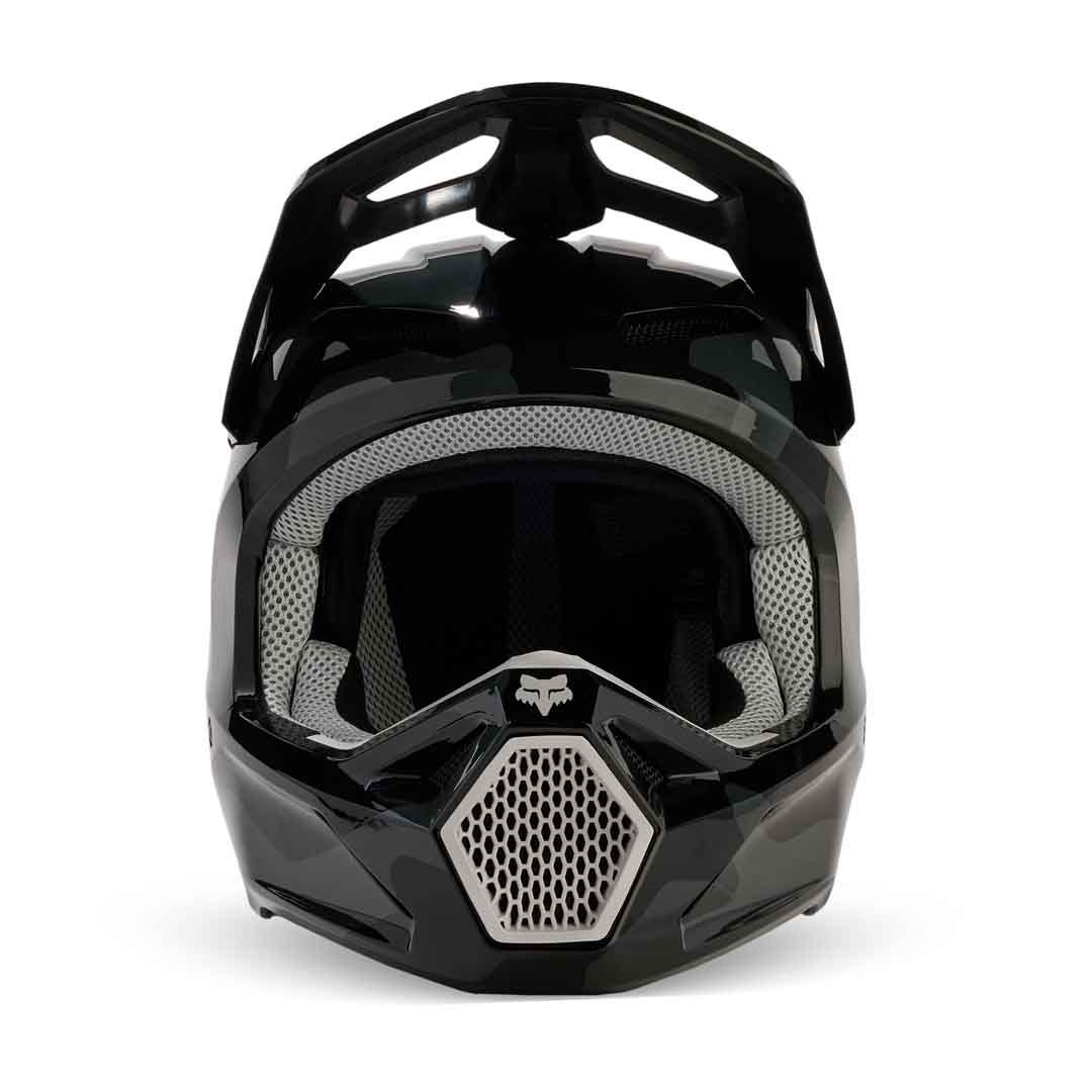 Fox V1 BNKR Black Camo Helmet