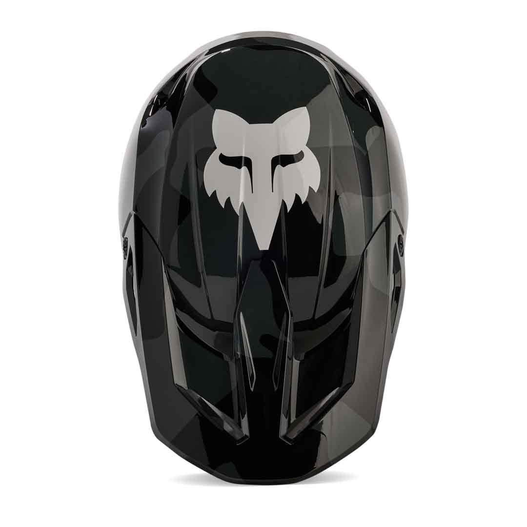 Fox V1 BNKR Black Camo Helmet