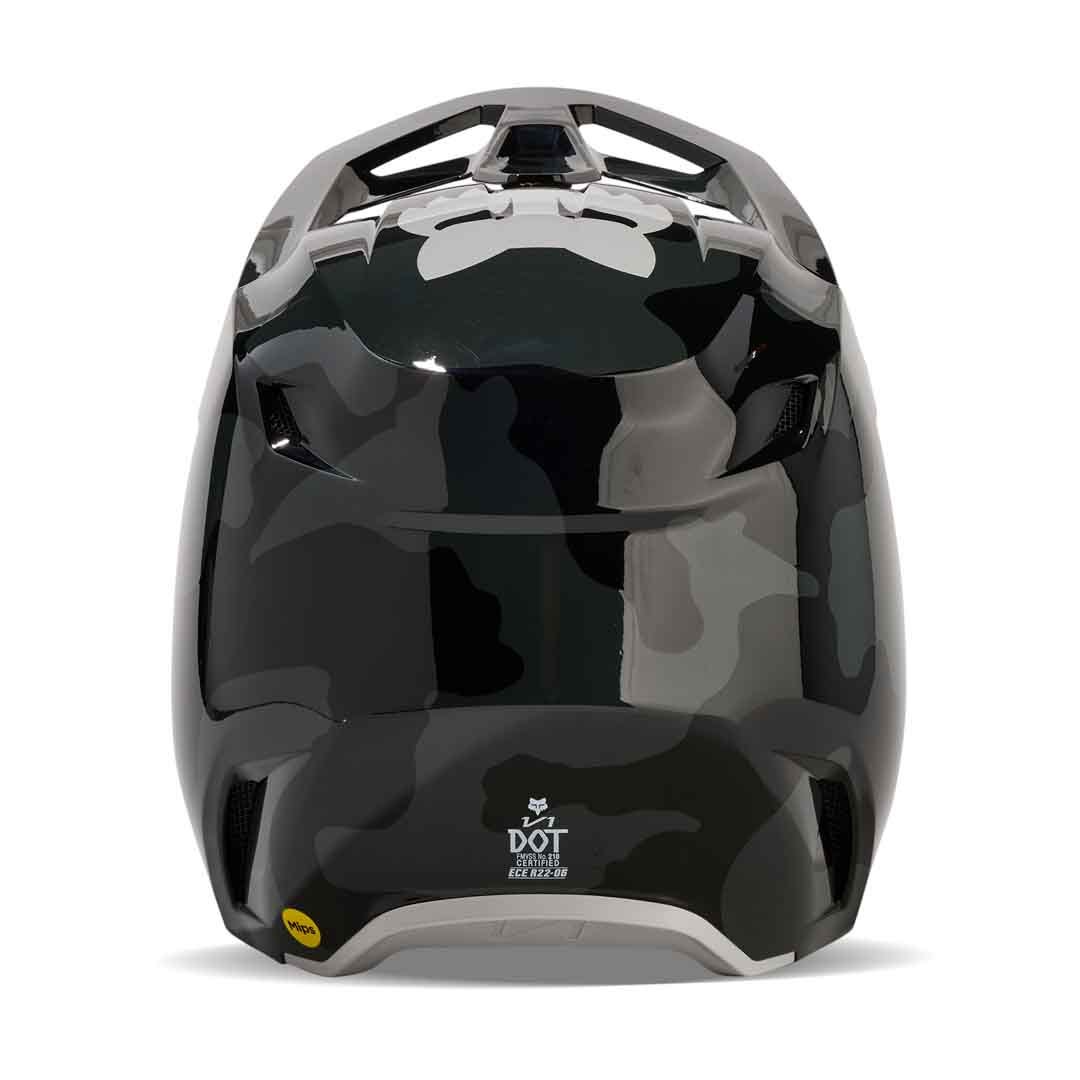 Fox V1 BNKR Black Camo Helmet