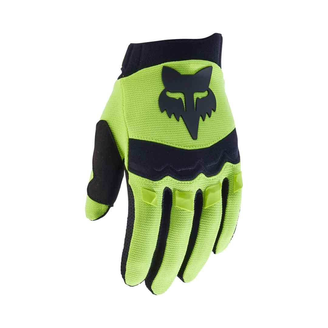 Fox Dirtpaw Fluro Yellow Youth Gloves