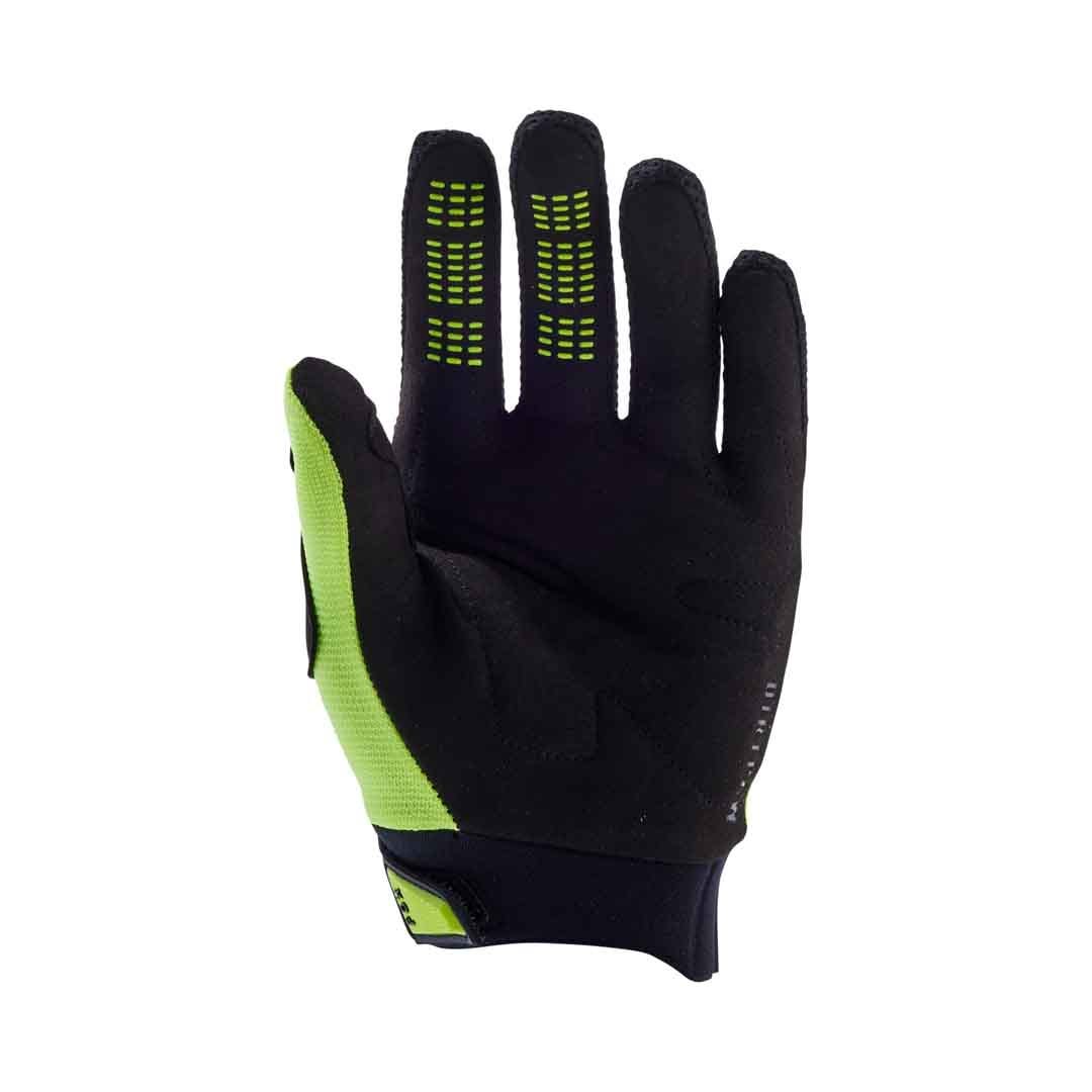 Fox Dirtpaw Fluro Yellow Youth Gloves