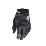 Fox 180 BNKR Black Camo Youth Gloves