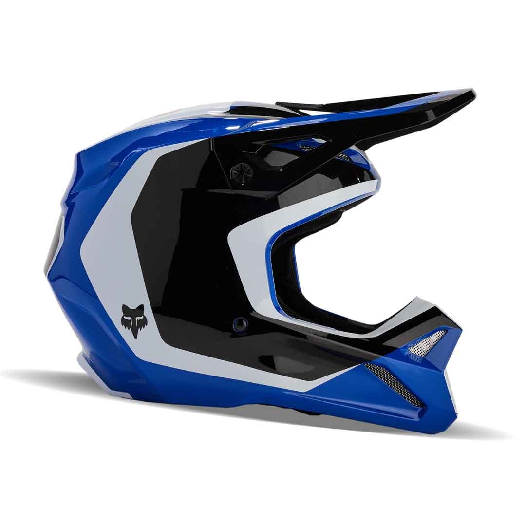 Fox V1 Nitro Blue Youth Helmet