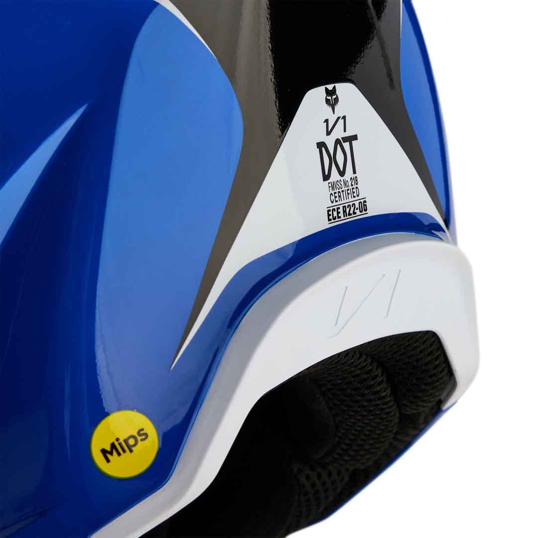 Fox V1 Nitro Blue Youth Helmet