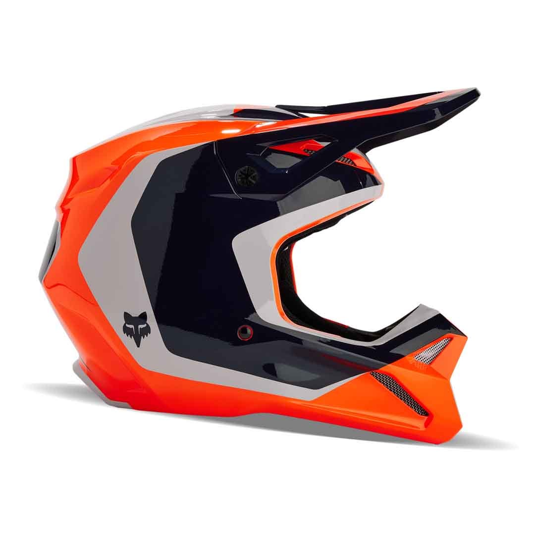 Fox V1 Nitro Fluro Orange Youth Helmet